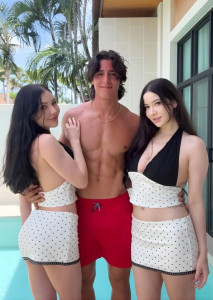 Gattouz0 Feat. Audrey & Sadie สองพี่น้องฝาแฝดที่ชอบใช้ผู้ชายร่วมกัน ทั้งสามคนได้มีเซ็กส์สวิงกิ้งกันอย่างดุเดือด