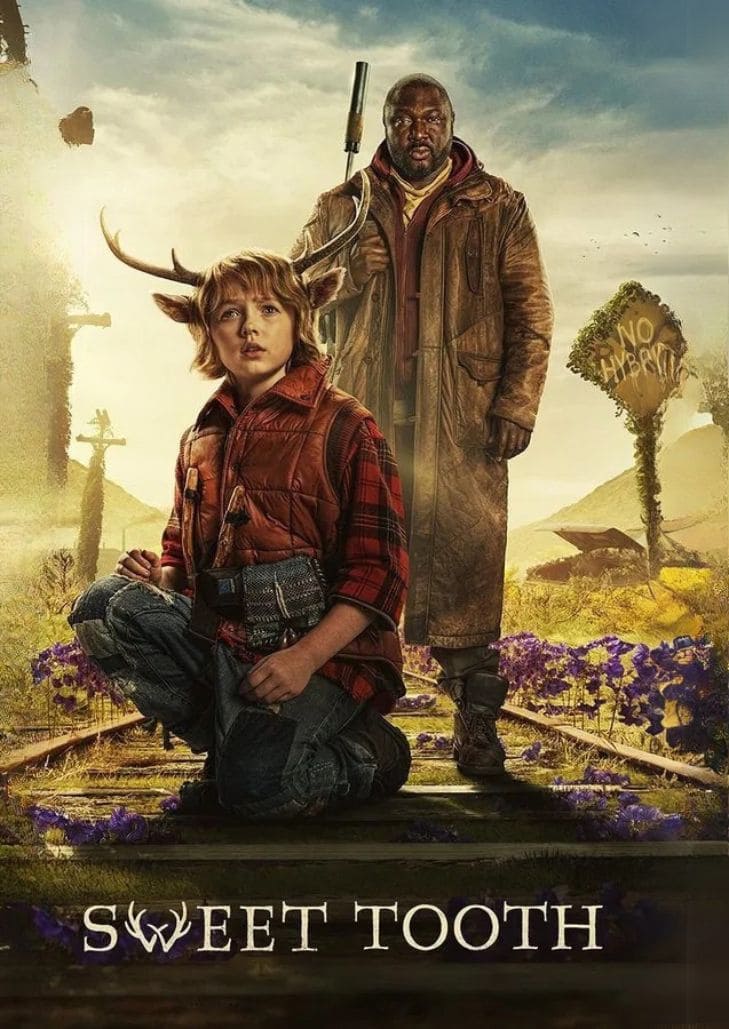 Sweet Tooth (2023) เป็นซีรีส์แนวแฟนตาซี ดราม่า ที่เล่าเรื่องราวของกัส เด็กชายลูกครึ่งมนุษย์กวาง ในโลกหลังการล่มสลายจากไวรัส