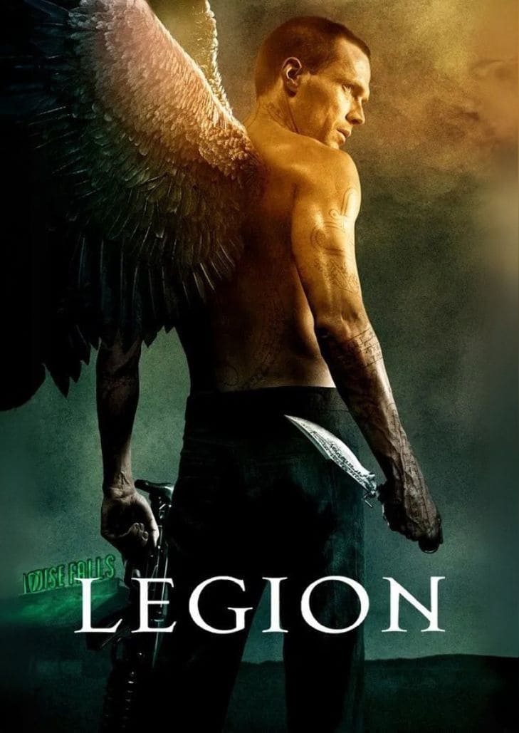 Legion (2010)  เทวทูตไมเคิลถือปืนต่อสู้เพื่อปกป้องมนุษย์จากกองทัพสวรรค์