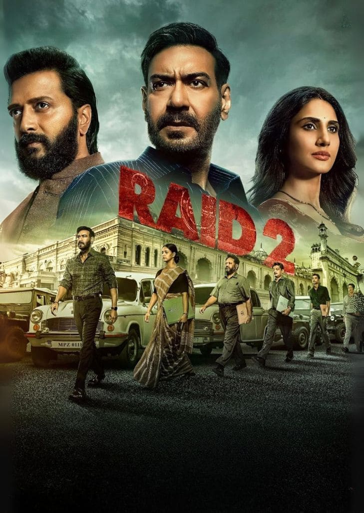 RAID 2 (2025) เจ้าหน้าที่ระห่ำท้าทรชน 2 เจ้าหน้าที่ IPS ปะทะมาเฟียท้องถิ่นกลางอินเดีย ระห่ำล้างบางความอยุติธรรม        ถาม ChatGPT