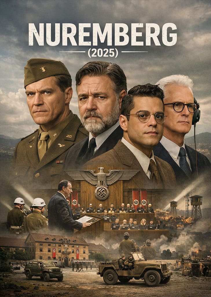 เนื้อหาของภาพยนตร์มุ่งเน้นไปที่เหตุการณ์หลังสิ้นสุดสงครามโลกครั้งที่ 2 เมื่อเหล่าผู้นำนาซีเยอรมันถูกจับกุมและต้องเข้ารับการพิจารณาคดีในข้อหาอาชญากรสงคราม